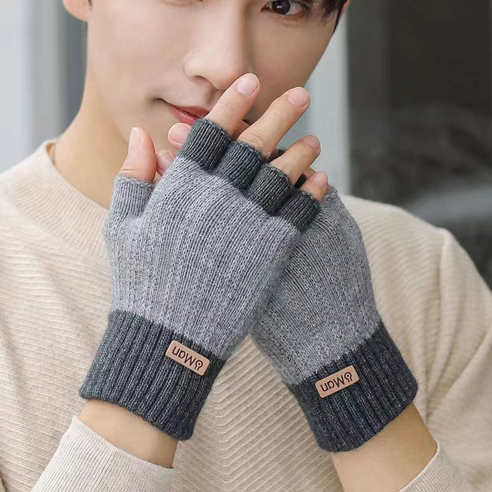 Wholesale Writing Gloves Knitted Warm  Finger Gloves