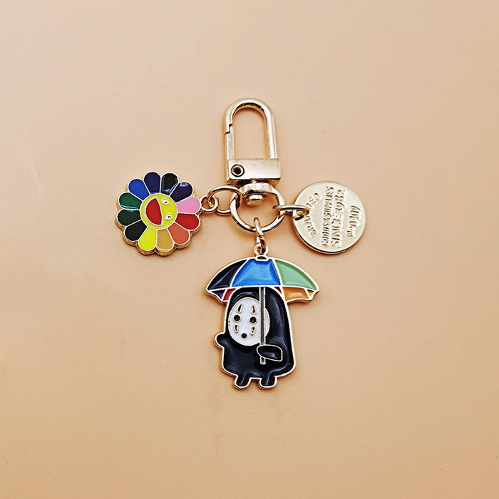 Wholesale Cartoon Surrounding Faceless Male Doll Key Creative