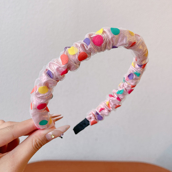 Wholesale Children' s headband girls non-slip baby hairpin headdress little girl rabbit ear bow headband