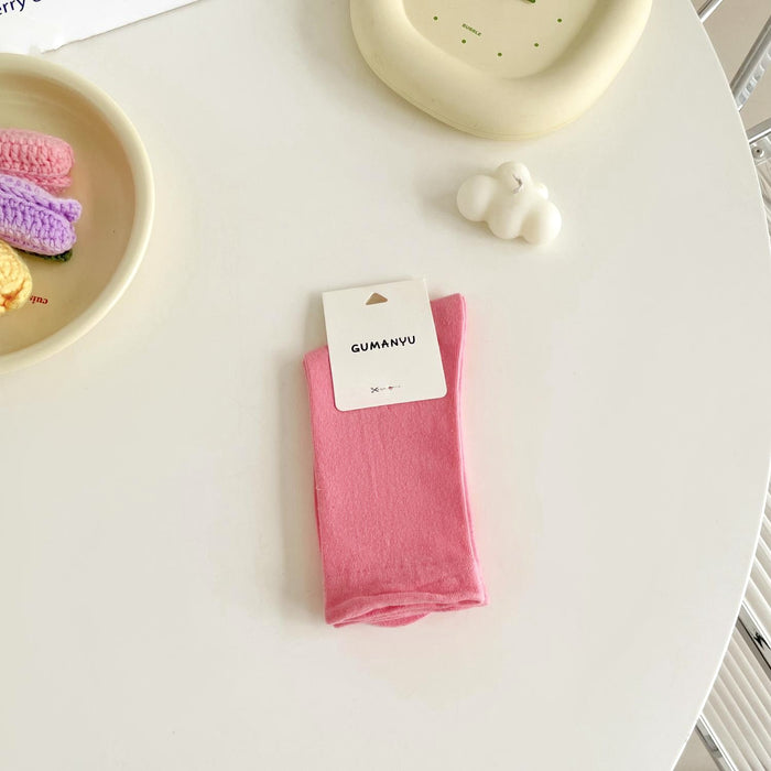 Wholesale White pile socks, mid tube socks, pure cotton, all cotton, elastic mouth socks, boneless long tube socks