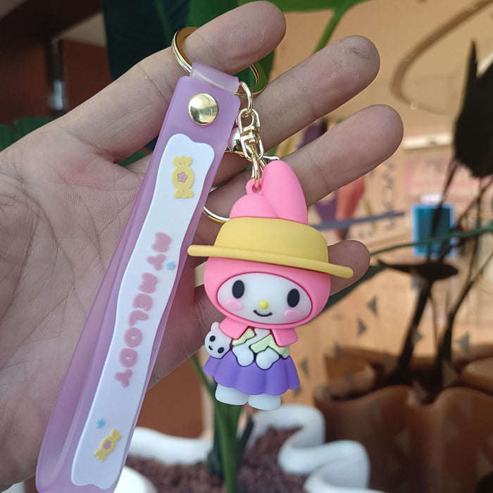 Wholesale Silicone Cartoon Doll Keychain JDC-KC-YiChang010