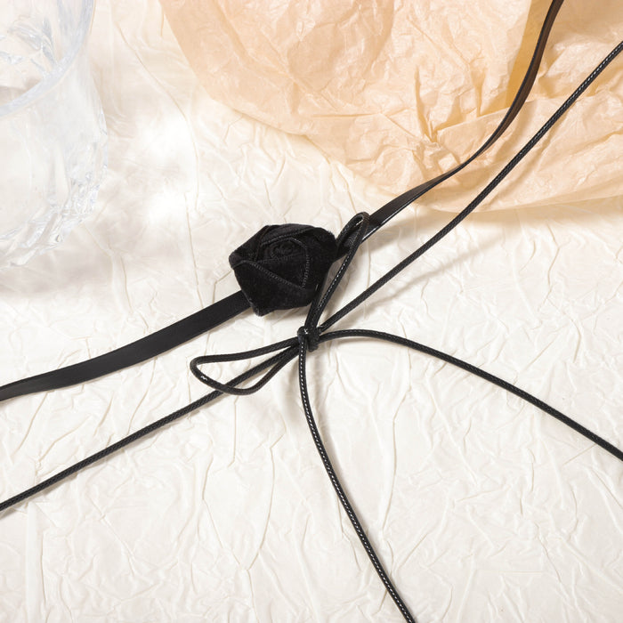 Wholesale Strap Multi-layer Camellia Long Women's All-match Necklace