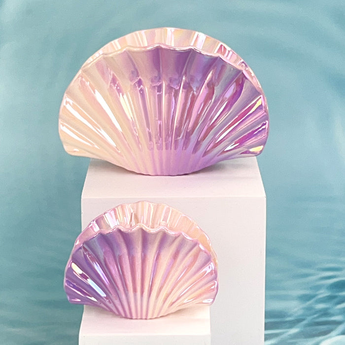Wholesale Electroplated Plastic Hair Claw Clip with Gradient Shell Design Boutique