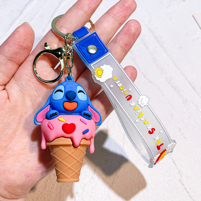 Wholesale Cartoon Silicone Doll Keychain JDC-KC-QiChao013