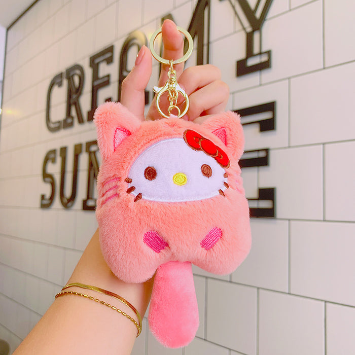 Wholesale Cute Plush Cartoon Doll Keychains JDC-KC-LiuFan023