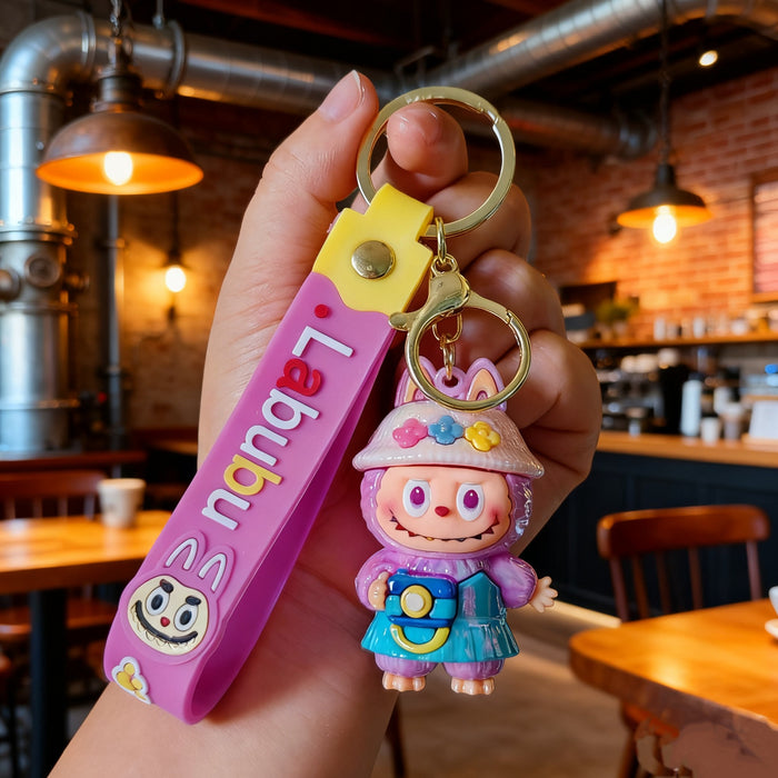 Wholesale Cute Silicone PVC Cartoon Keychains for Couples