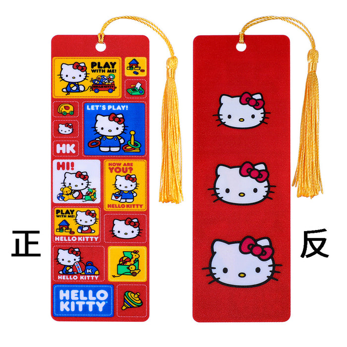 Wholesale cartoon cute cat acrylic tassel bookmark
