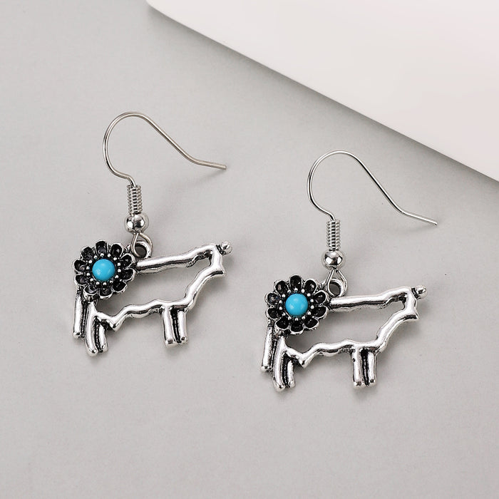 Wholesale retro national style earrings