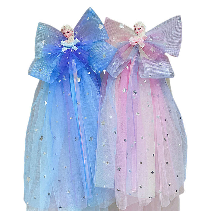 Wholesale Pawl Veil Snow Princess Crown Headwear Hairpin Baby Flower Hair Accessories Hairpin