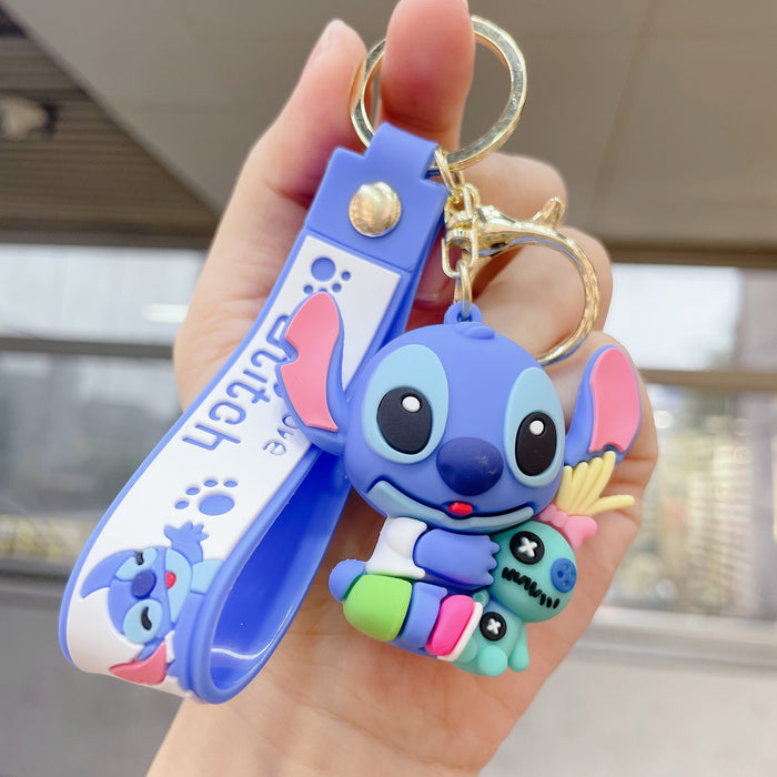 Wholesale Cute Cartoon PVC Doll Keychains (F) JDC-KC-JuShu018