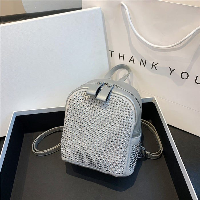 Wholesale Street Trend Shell Shape Rhinestone PU Handbag Women' s Gift Fashion Accessory