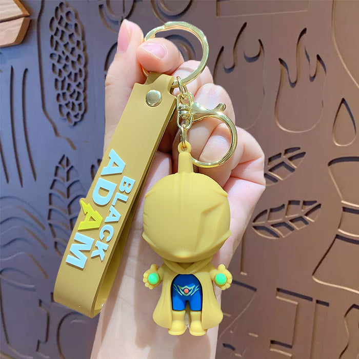 Wholesale 3pcs Cartoon Silicone Keychain Pendant Decorative Bag Charm
