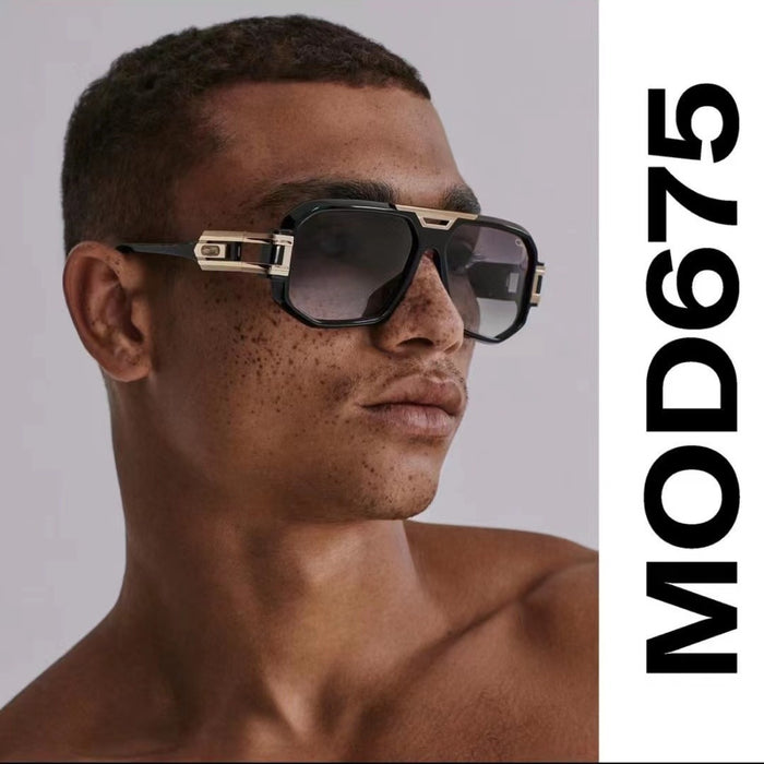 Wholesale New retro large frame men's sunglasses street photo