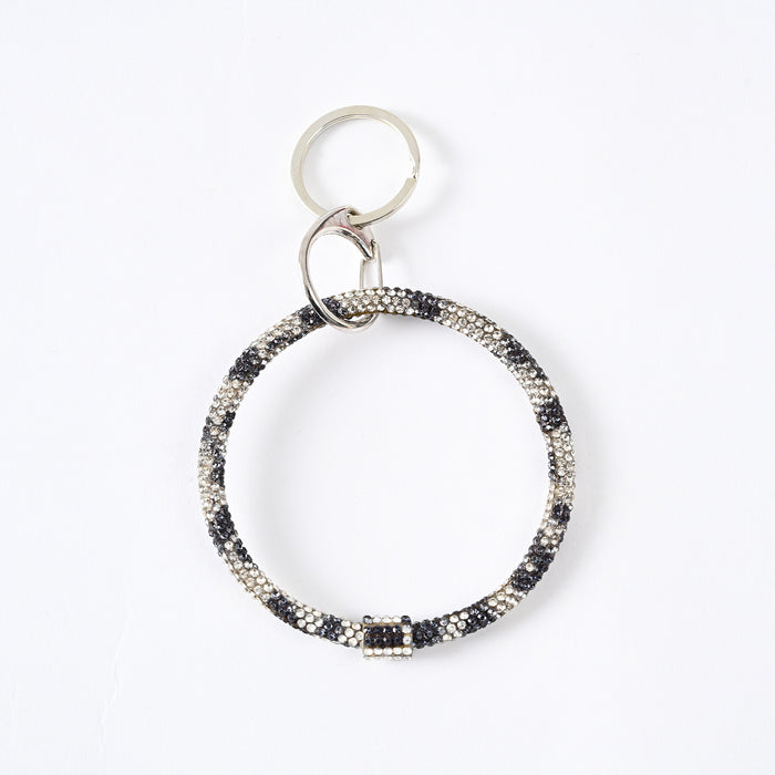 Wholesale rhinestone bracelet keychain fitness sports jewelry keychain