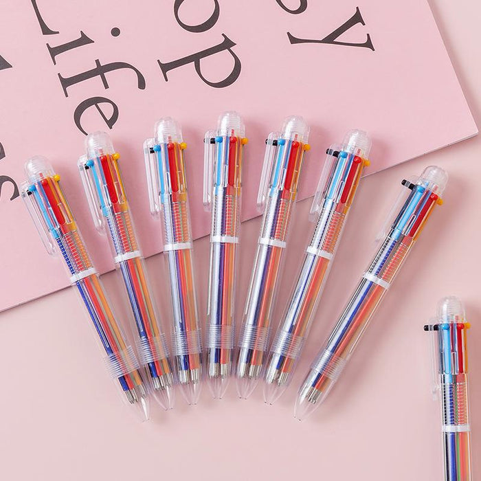 Wholesale Creative Cute Cartoon Multicolor Ballpoint Push Pen