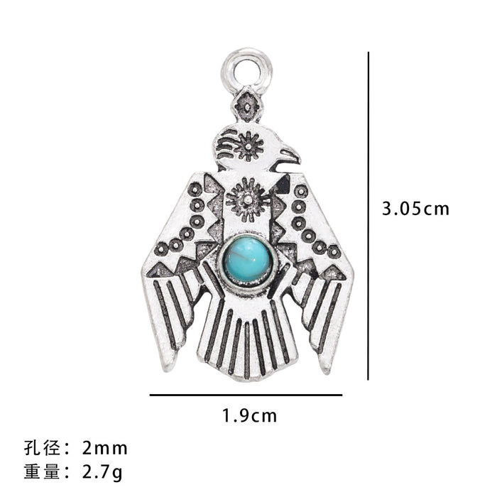 Wholesale 50pcs Turquoise Bohemian Ethnic Style Earrings