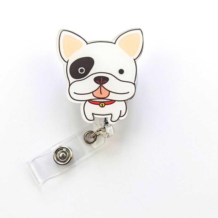 Wholesale Acrylic Dog Retractable Keychain JDC-KC-GuXi007