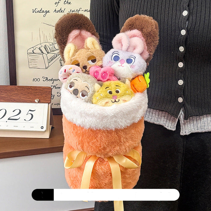 Wholesale Birthday gift plush doll bouquet