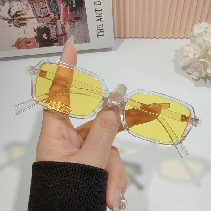 Wholesale New Fashion Sunglasses Square Sunglasses Unparalleled Versatile Simple Classic Large Frame Sunshade Mirror