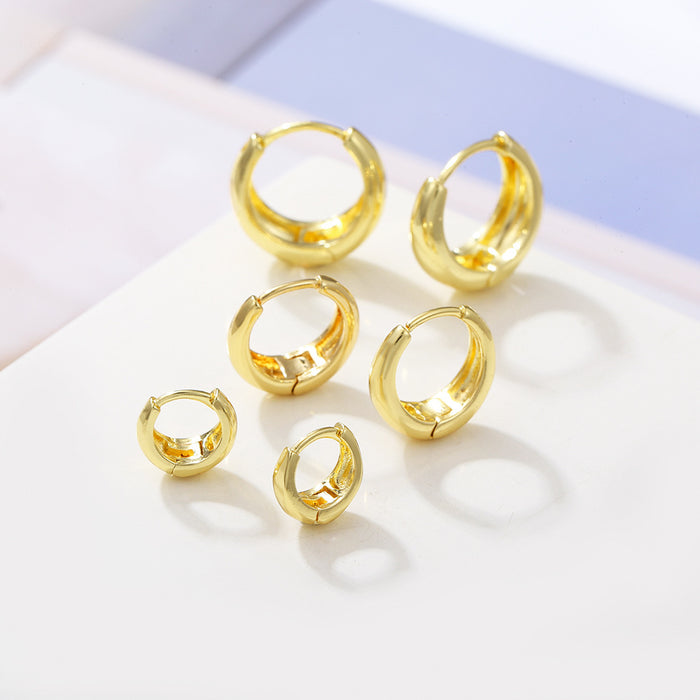 Wholesale Round Multi-Piece Earrings Versatile Simple  Accessories