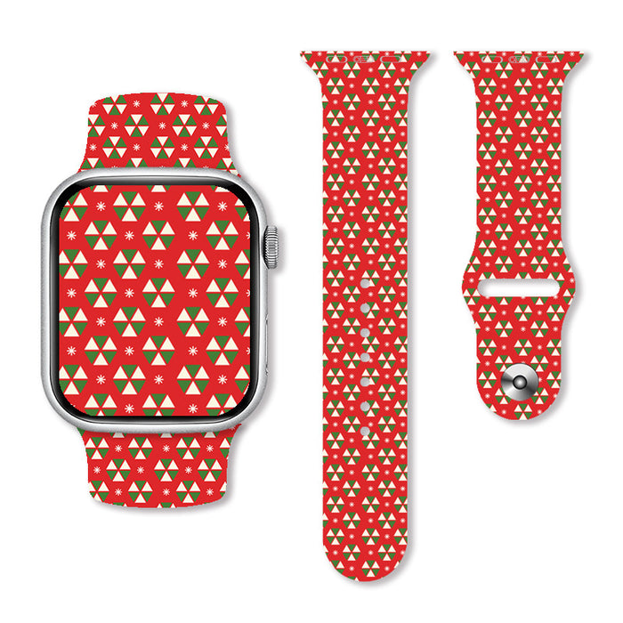 Wholesale Printed Silicone Watch Strap JDC-WD-NuoQi019