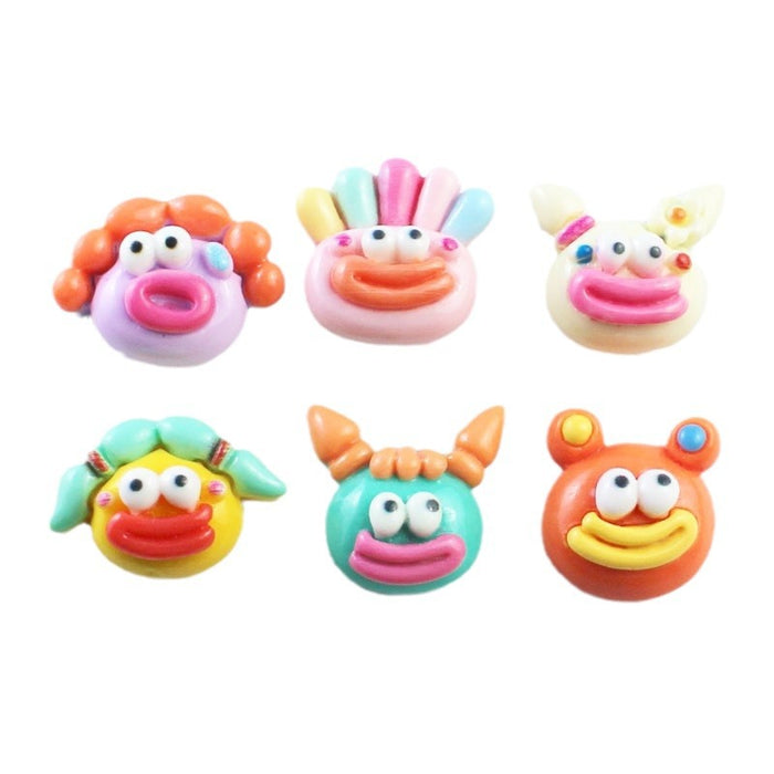 Wholesale Big Eyed Explosive Hair Monster Epoxy Cream Glue Phone Case Handmade Hairpin Accessories