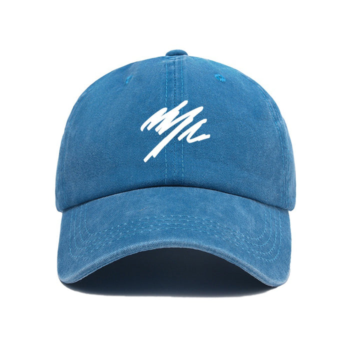 Wholesale Duck cap with simple letter print and deep top, versatile wide brimmed big toe baseball cap