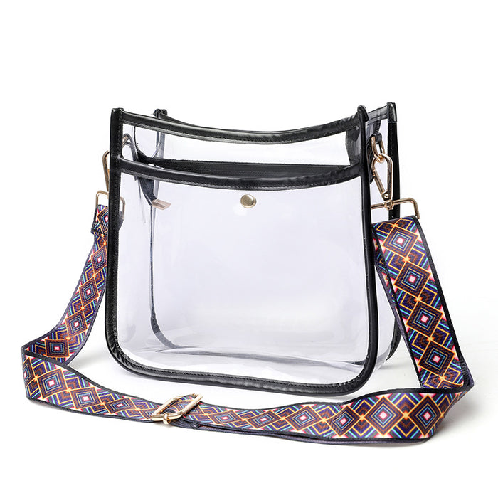 Wholesale PVC Transparent Tote Shoulder Bag JDC-SD-YouYJ005