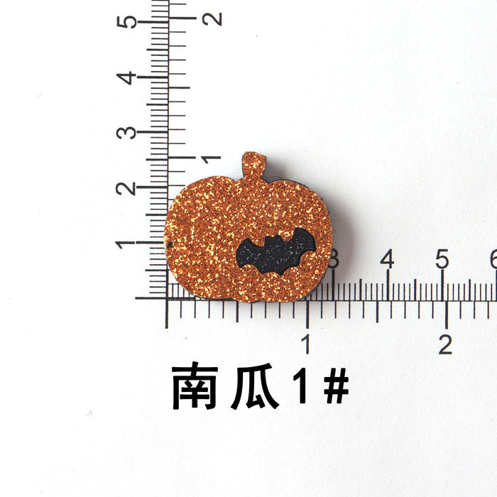 Wholesale  Pumpkin Ghost Felt DIY Hair Clip Craft Kit Decorative Accessory For Kids Boutique Resale Gift