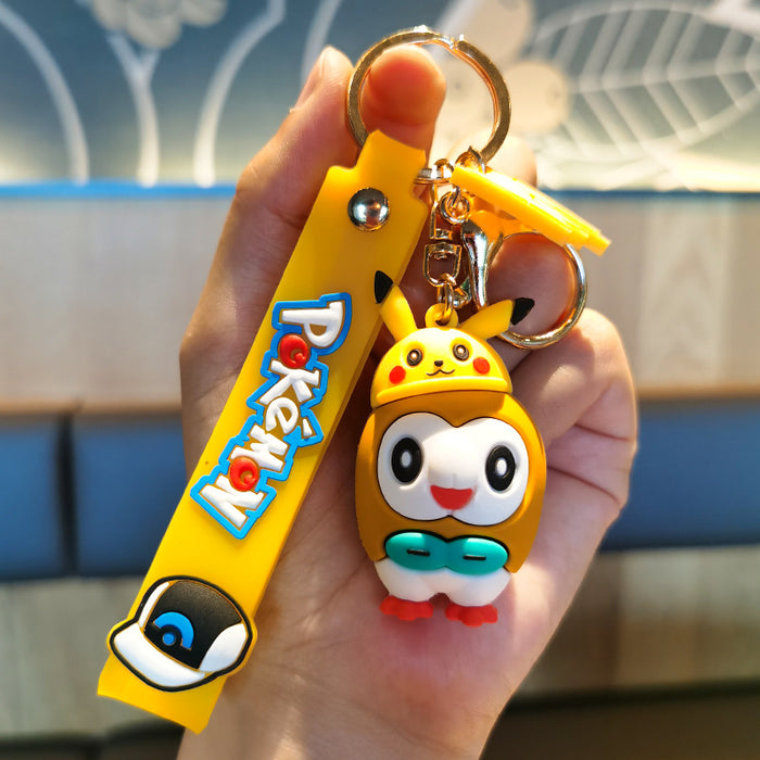 Wholesale Cartoon Doll Silicone Keychain JDC-KC-Tingm239