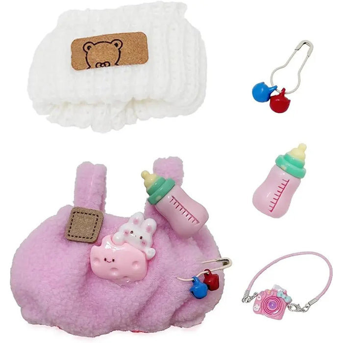 Wholesale Keychain  Clothes Pendant  Doll Bear Label Hat Sweater Suit