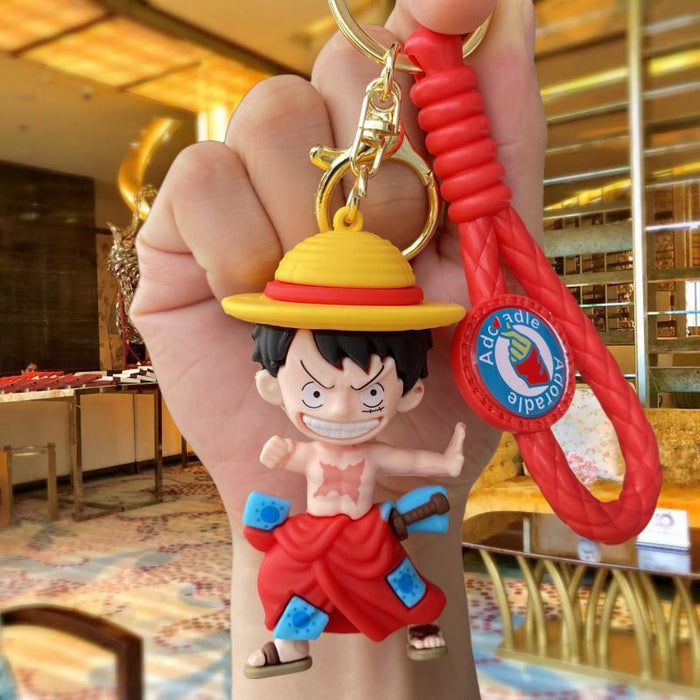 Wholesale Silicone Cartoon Doll Keychain JDC-KC-MingT230