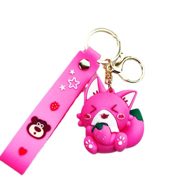 Wholesale PVC Cartoon Doll Keychain JDC-KC-WuYi113