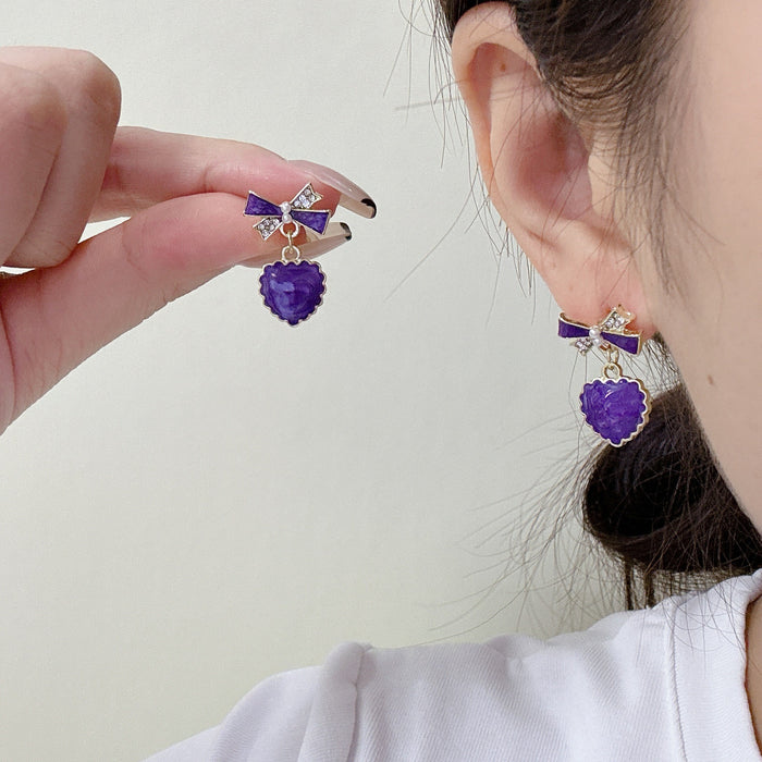Wholesale Love earrings, light luxury and high-end earrings, new temperament earrings