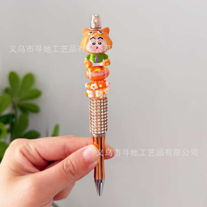 Wholesale Beaded Cartoon Rotating Ballpoint Pen