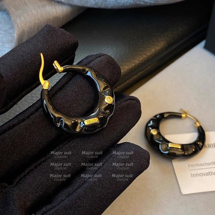 Wholesale Earrings French Retro Elegant Ear Buckle Light Luxury Niche Ear Ring New