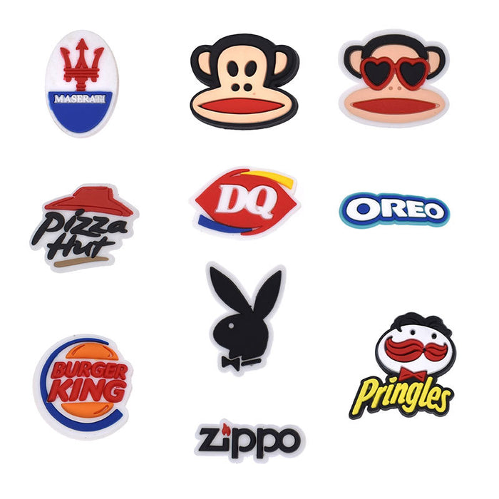 Wholesale Random 100pcs Cartoon Crocs Shoe Buckle JDC-SC-XiaoY009