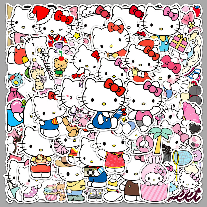 Wholesale 50pcs Cartoon Cute Graffiti Stickers