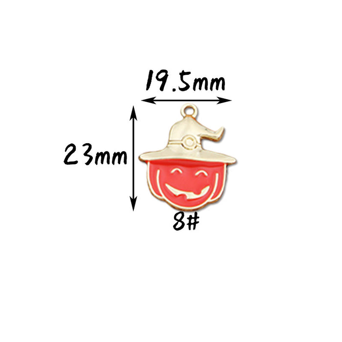 Wholesale 10pcs  Series  Alloy Dripping Oil Earrings Pendants Jewelry Accessories Factory