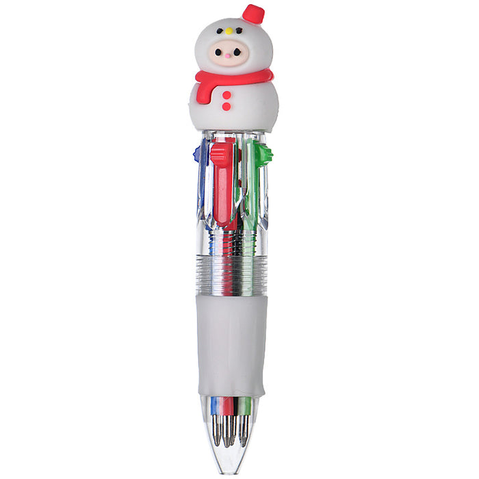 Wholesale Four-color ballpoint pen cute cartoon multi-color pen