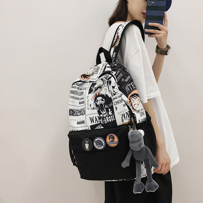 Wholesale Cartoon Prints Nylon Backpack (F) JDC-BP-Likuan002