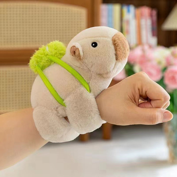 Wholesale Capybara Pa Pa Ring Bracelet Capybara Doll Plush Toy Creative Doll Funny Grab Machine Doll