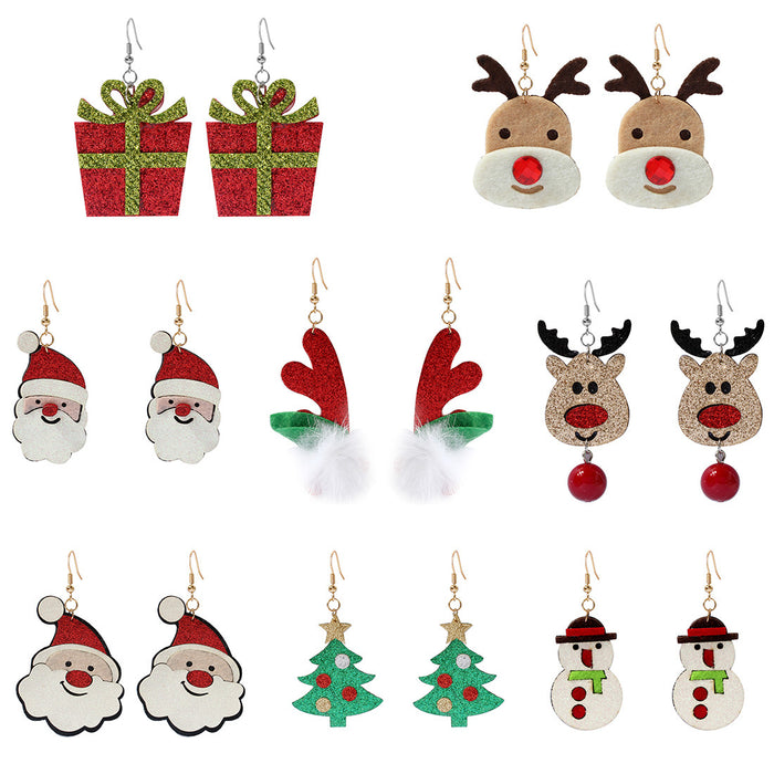 Wholesale Christmas Fabric Earrings JDC-ES-TengC001