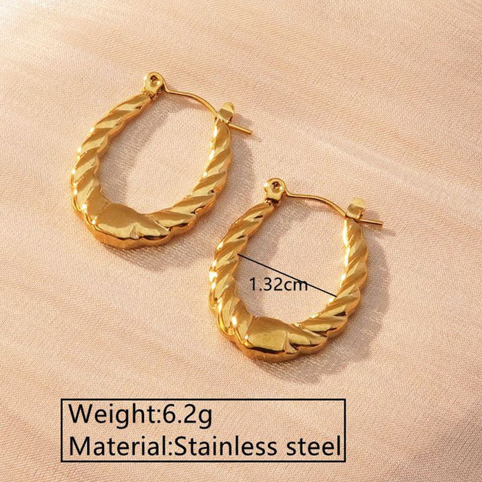 Wholesale Stainless Steel Solid Earrings JDC-ES-JW013