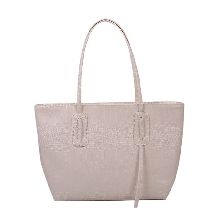 Wholesale Simple large capacity bag, fashionable and versatile shoulder bag, portable tote bag