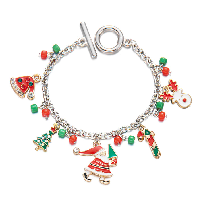 Wholesale Festival Jewelry Christmas Tree  Pendant Bracelet Female Creative All-match Bracelet Female