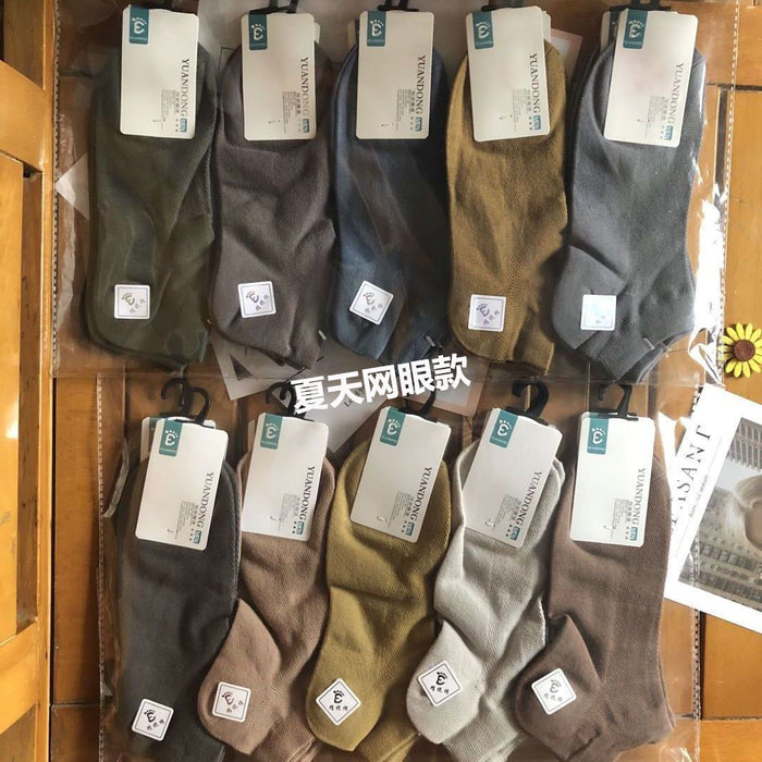 Wholesale Cotton socks, summer thin socks, sweat absorbing sports short tube socks