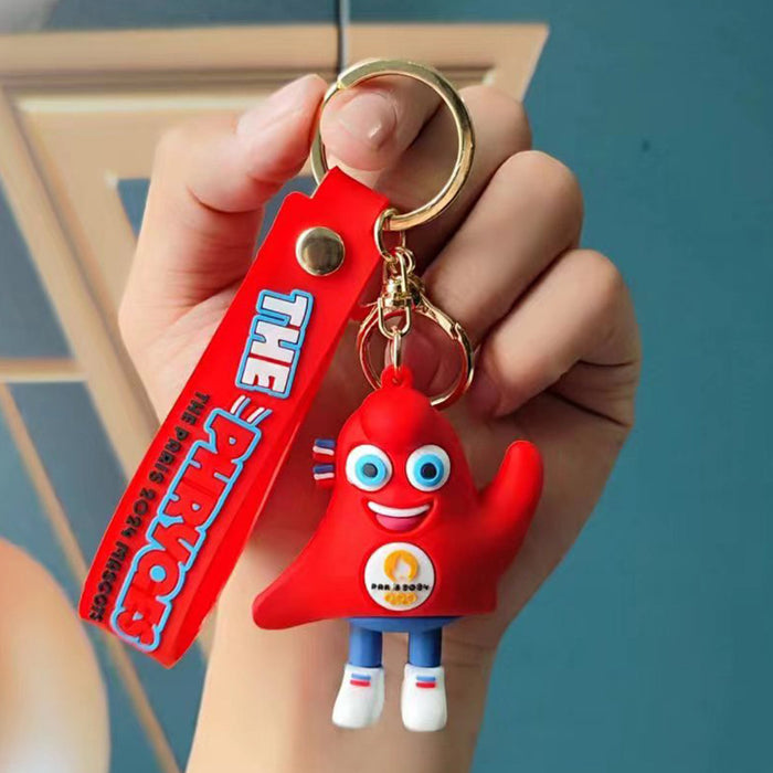 Wholesale Cartoon Silicone Doll Keychain JDC-KC-Shimin001