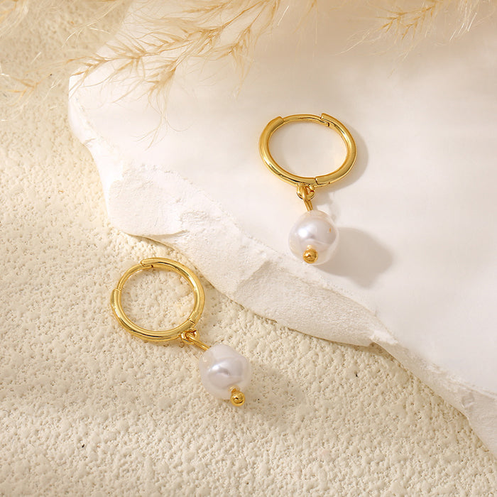 Wholesale Metallic earrings, light luxury, niche, exaggerated geometric earrings, earrings, wholesale