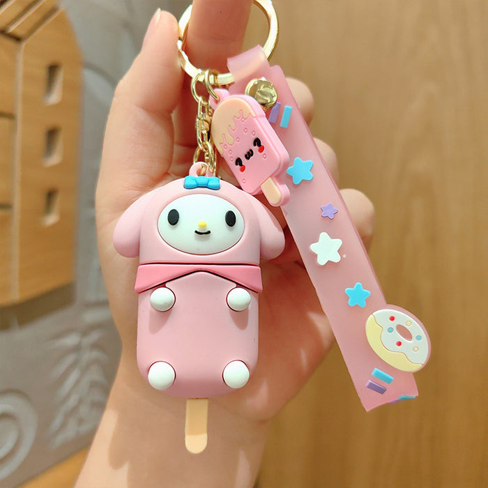 Wholesale PVC Cartoon Popsicle Keychain JDC-KC-Aile013